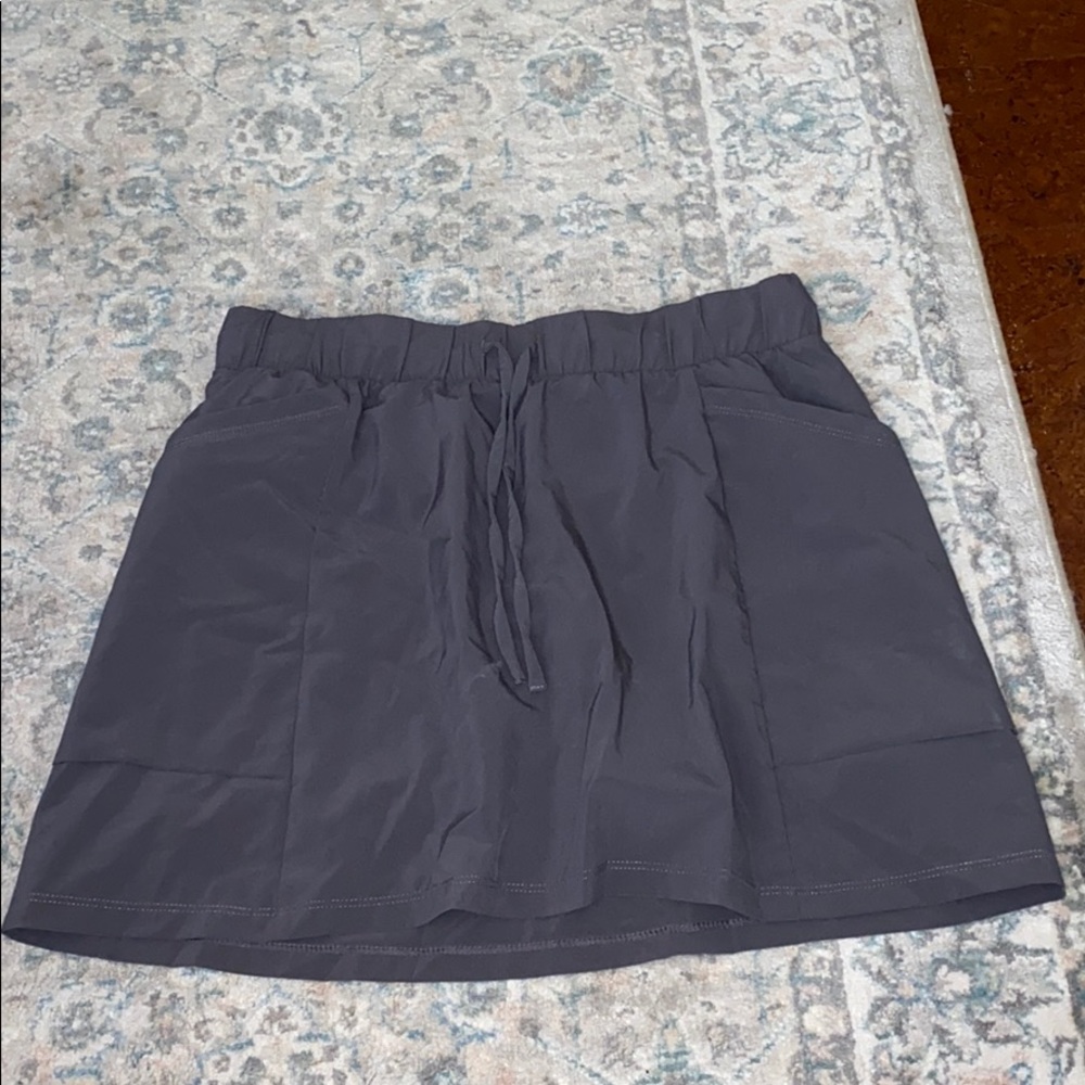 Grey Athletic Skirt
